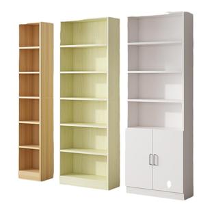 定制书柜书架带门储物柜展示柜飘窗柜家用实木柜组合柜子尺寸定做