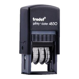 卓达回墨双排年月日可调日期章 有效期至/生产日期印章 翻斗章