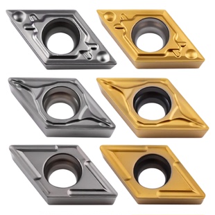 数控刀片陶瓷涂层刀片DCMT070202-HQ 070204-24/PS菱形车刀片55度