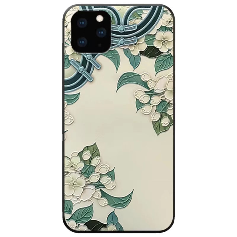 立体浮雕苹果15手机壳新款13老人12故宫全包适用iphone14promax中国风11古典xsmax软壳xr防摔6女款