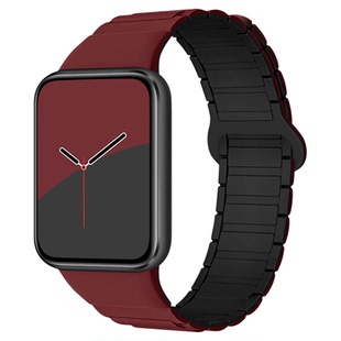 适用小米手环9Pro表带8Pro手表专用一体腕带红米watch6/5硅胶xiaomi春夏季9pro女款redmi4磁吸男智能运动腕带