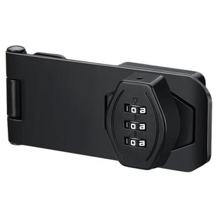 免打孔玻璃门橱门密码锁抽屉锁对开防盗90度插销式储物柜门锁锁扣