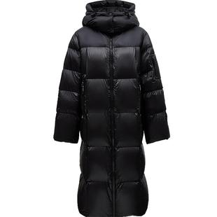 【90白鹅绒】ONLY奥莱冬季新款时髦前卫茧型长款羽绒服女