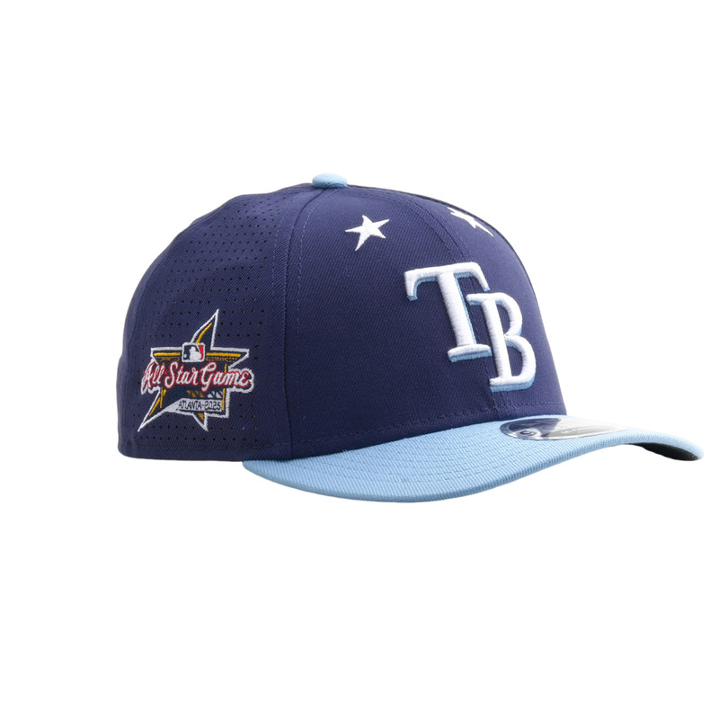 美国代购NEWERA纽亦华MLB全明星940硬顶网眼防晒棒球帽坦帕湾光芒