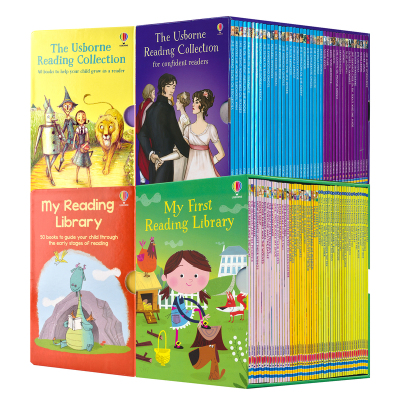 Usborne第一二三四个图书馆套装