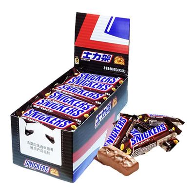 士力架花生夹心巧克力35g*24条盒装户外出游休闲零食饱腹能量棒