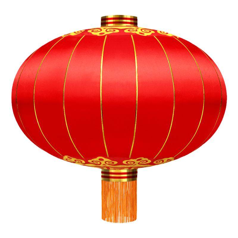 节日户外防水绸布广告大红灯笼