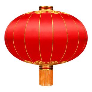 大红铁口结婚节日户外灯笼挂饰防水绸布国庆元旦定制广告装饰宫灯