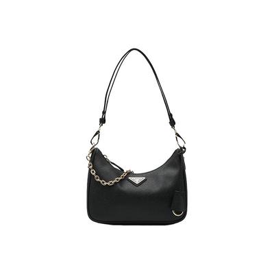 【自营】Prada/普拉达女士Re-Edition系列牛皮革单肩包链条包