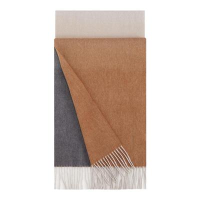 万事利秋冬新款100%绵羊毛围巾保暖披肩送礼礼物羊毛围巾-絮语