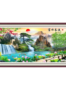 沙发背景墙财源广进客厅装饰画