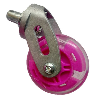 滑板车配件轮子活力板支架游龙板轱辘支架螺丝铝合金铁质支架轴承