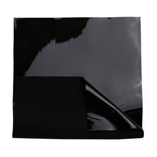 事儿 香港弹力仿皮布料－Q滑柔零溶剂极光高亮镜面超黑设计师面料