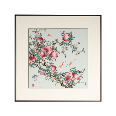 收藏级摆件乔迁开业礼品瓷板画