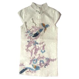 女童旗袍裙2026新款儿童中国风小女孩唐装连衣裙纯棉改良粉色夏季