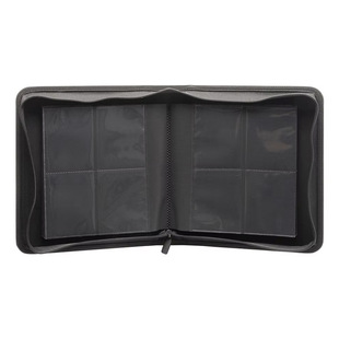 大容量4格卡夹收纳册皮质拉链35PT卡夹硬卡套宝可梦球星卡收藏册