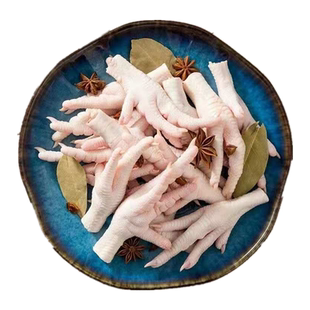 仙坛凤爪新鲜冷冻短鸡爪16斤装干冻不注水生鲜食品家庭 商用 包邮