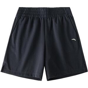 安踏慵懒风速干宽松五分裤女夏季新款透气舒适针织潮流运动短裤子