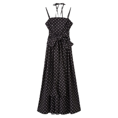 LILYBROWN蝴蝶结收腰连衣裙