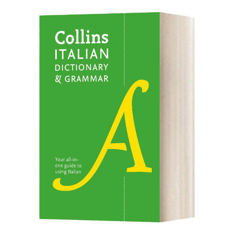 柯林斯意大利语词典和语法 第四版 英文原版 Collins Italian Dictionary and Grammar 4th edition 进口英语原版书籍字典辞典