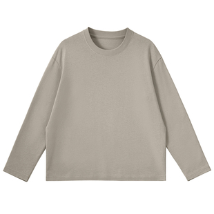 真维斯纯棉长袖T恤男士2026新款内搭白色打底衫男款上衣服男装秋L