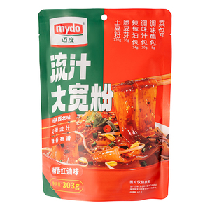 迈度流汁大宽粉红油麻酱土豆粉