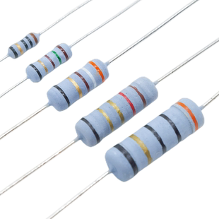 2W插件绕线保险电阻器0.1R欧0.12R0.15R0.220.33R470.510.68R欧姆