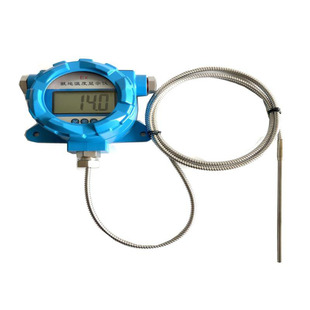 高精度挂壁式防爆就地显示数字数显温度计防水工业仪表投入线缆式