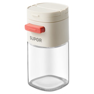 苏泊尔定量盐罐调料罐控盐调料瓶防潮密封厨房家用调味盒撒料粉瓶