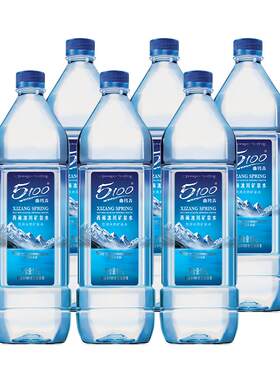 5100西藏冰川矿泉水1.5L*6大瓶