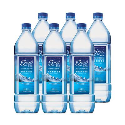 5100西藏冰川矿泉水1.5L*6大瓶