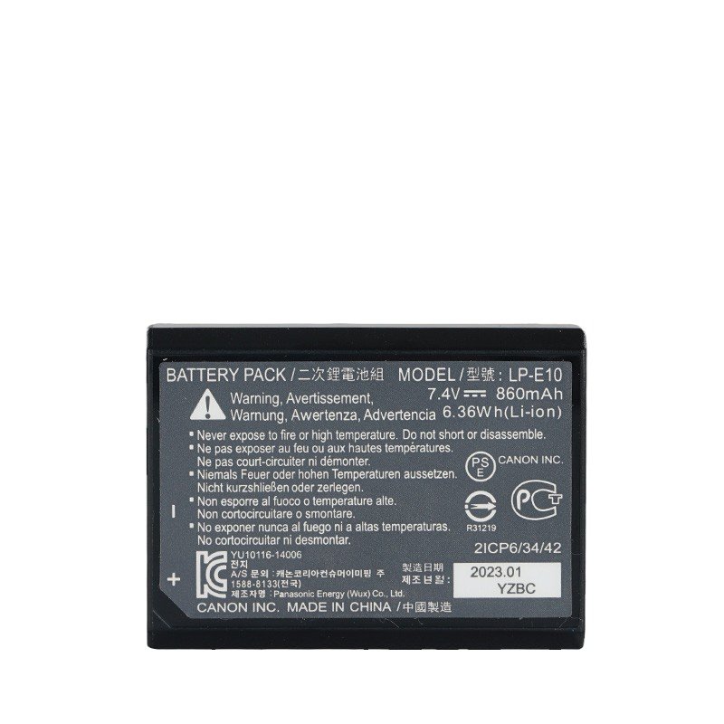 佳能LP-E10电池 原装适用EOS 1300D 1500D 1100D 3000D 4000D相机