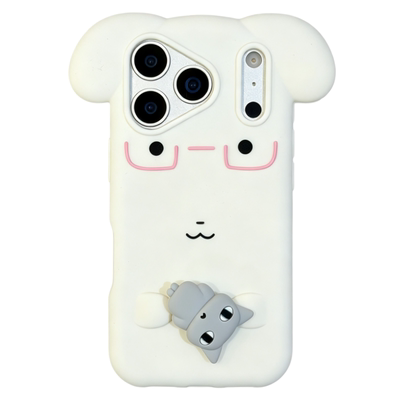 乐乐心愿屋 韩国Ganadi小狗小猫转转适用iPhone18promax手机壳苹果17pro防摔1543软硅胶全包y2k小众可爱16女