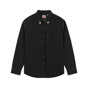 【商场同款】Levi's李维斯25年秋冬新款女士牛仔衬衫外套A7244
