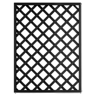 户外庭院围栏栅栏防腐木网格花架爬藤架室外花园篱笆隔断围墙护栏