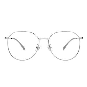 LOHO防蓝光眼镜女款近视可配度数防辐射抗疲劳超轻大框钛架眼镜框