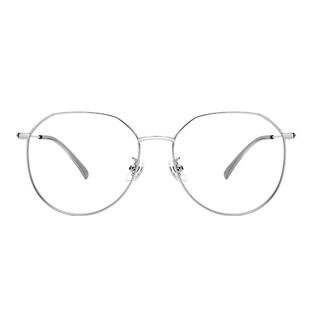 LOHO防蓝光眼镜女款近视可配度数防辐射抗疲劳超轻大框钛架眼镜框