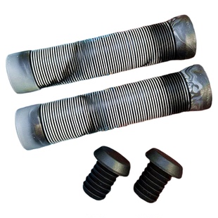 混色条纹自行车把套橡胶防滑减震软把骑行单车配件山地车燕把握把