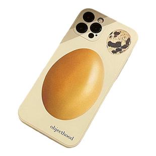 objecthood原创米白色capper同款鸡蛋鹌鹑蛋适用于iphone手机壳