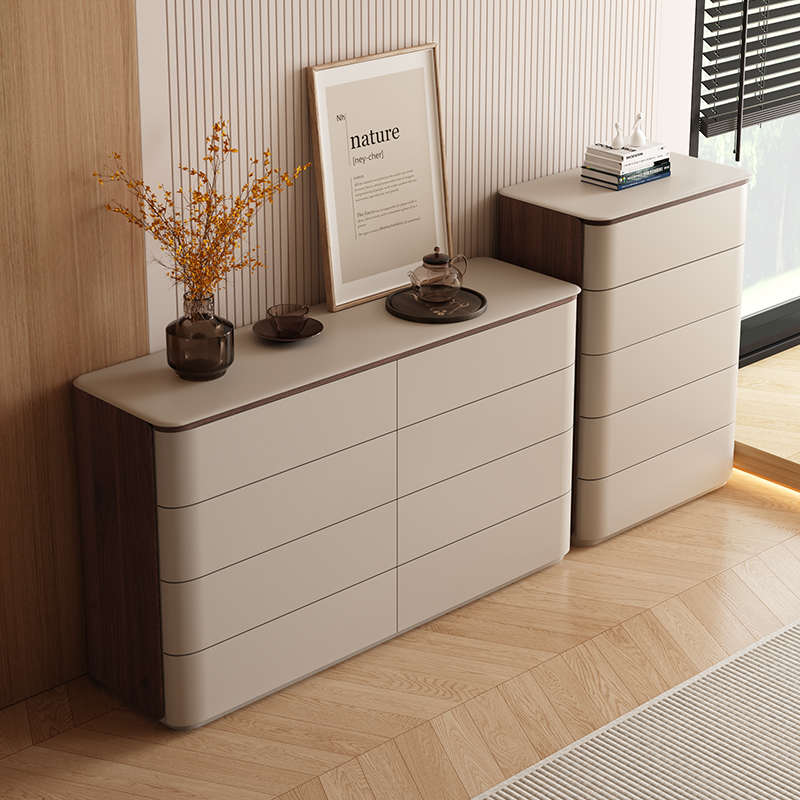 卧室实木八斗柜客厅储物柜床尾置物柜抽屉收纳五斗橱立柜现代简约