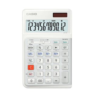 【新品上市】卡西欧JE-12E/DE-12E计算器3度倾斜面板商务办公财务会计舒适按键计算机
