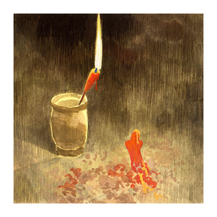 阿迅【思念】限量签章版画 意象风景客厅艺术装饰画 带装裱