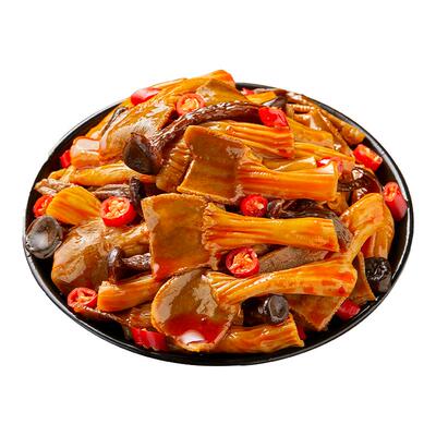 小石头鹿茸菇鸭脆肠开袋即食鸭板肠香辣卤味解馋零食休闲下酒菜吃