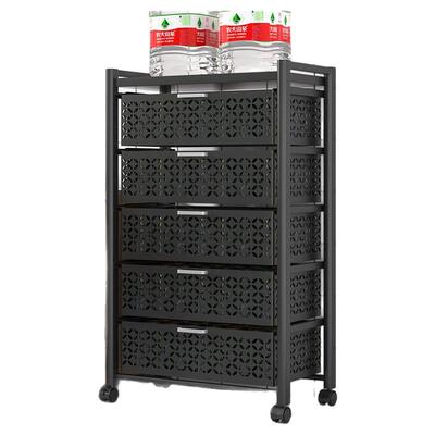 碳钢材质免安装抽屉式收纳置物架