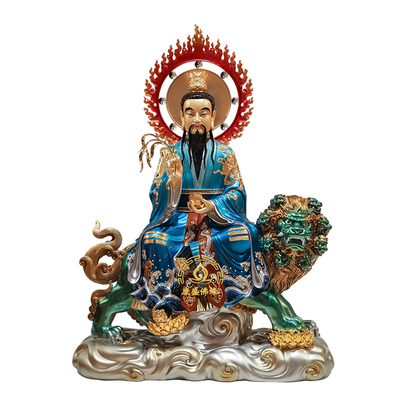 黄铜太乙救苦天尊像家居中式摆件