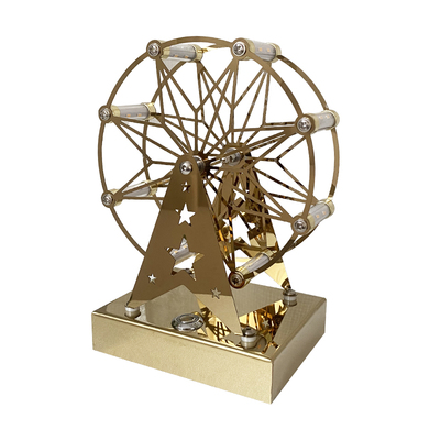 摩天轮旋转台灯浪漫生日礼物桌面氛围小夜灯直播间发光装饰摆件