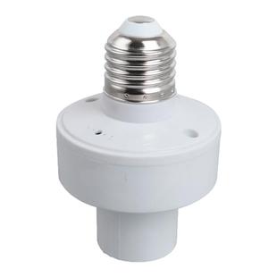 语音灯头说话口令控制开关灯头E27螺口转换灯头智能开关家用