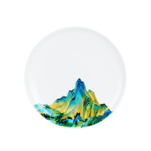 德罗嘉6英寸骨瓷月光盘骨碟吐骨头吐鱼刺小蝶点心碟小菜碟子盘子