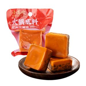 15.9元包邮 四川小龙坎 牛油重庆火锅底料 80g*4块