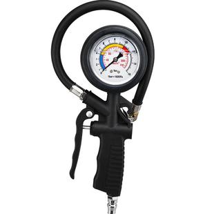 胎压表气压表高精度带充气头汽车轮胎测压监测器数显加气表打气枪